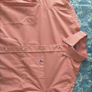 Coast Pawleys Island Red-Orange Casual Button down