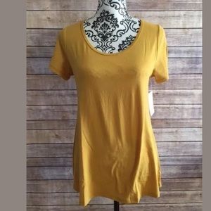 Lularoe classic T mustard yellow S Small