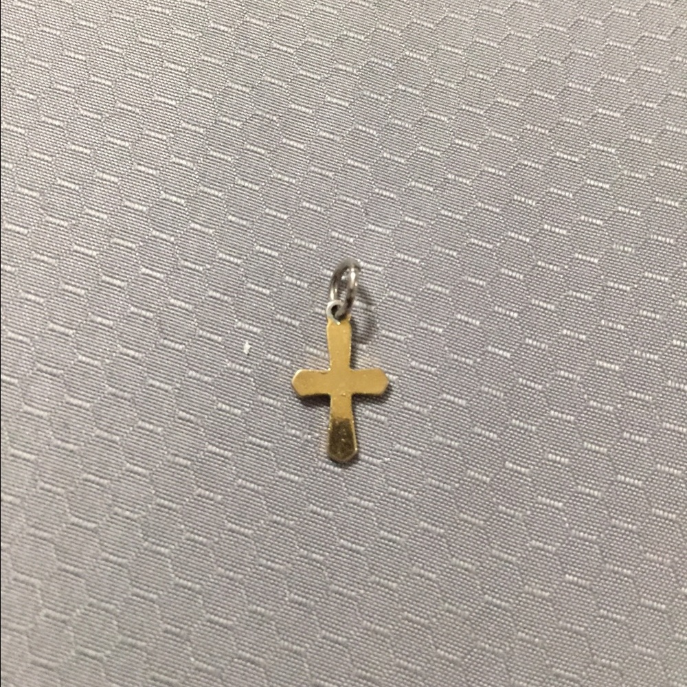 Tiny cross charm