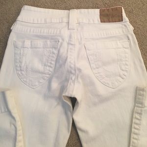 White True Religion Jeans Size 25