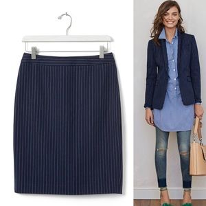 NWT! Banana Republic Pinstripe Pencil Skirt