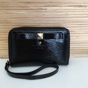 Black Kate Spade iPhone wristlet