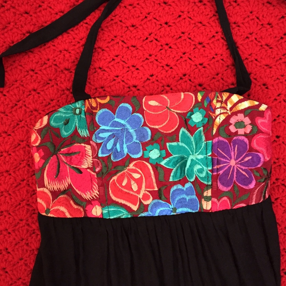 Mexican embroidered dress