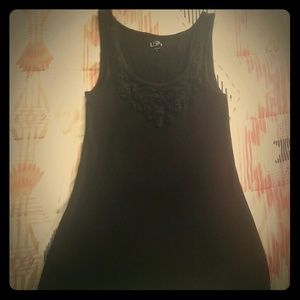 Ann Taylor LOFT Black Tanktop