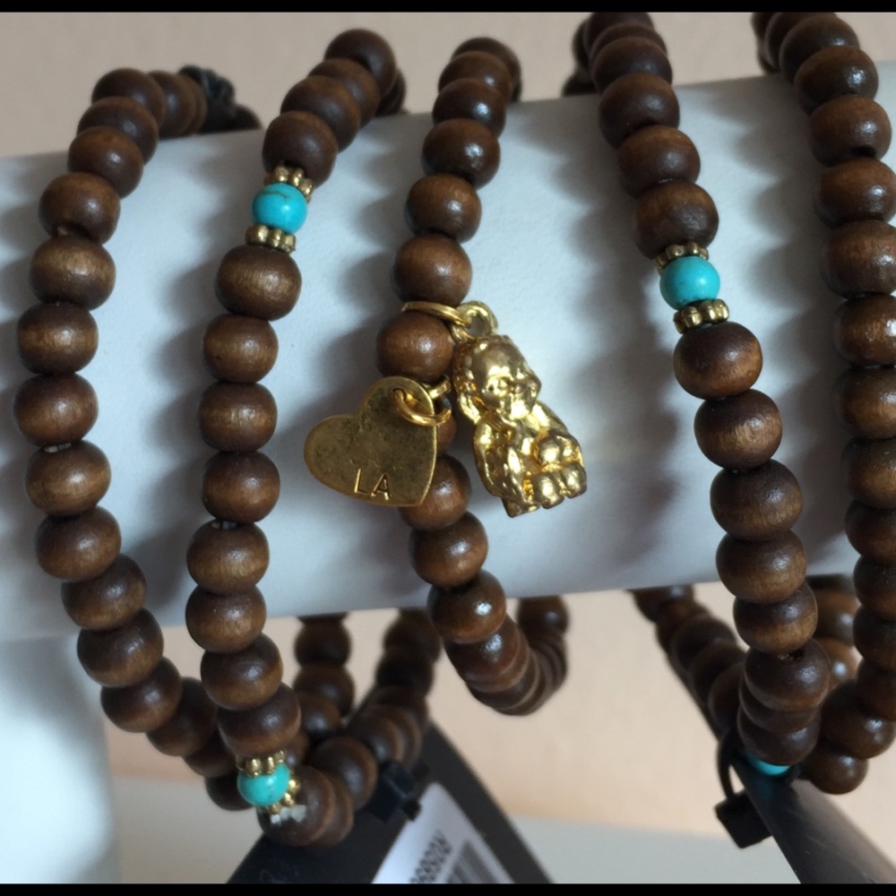 Brandy Melville Tibetan prayer turquoise bracelets