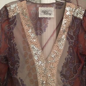 For The Love Of Liberty paisley silk blouse.