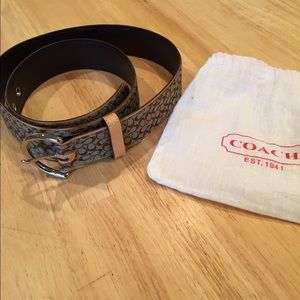 Coach belt
