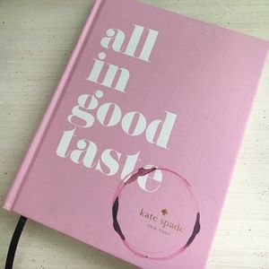 Kate Spade all in good taste book. BRAND NEW