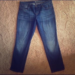 Gap Factory Skinny Roll up Jeans size 14