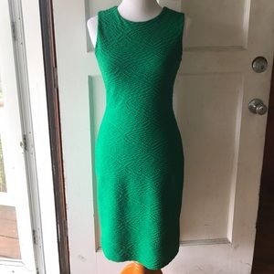 Green stretch dress