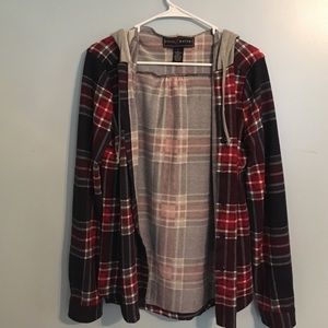 Hooded flannel