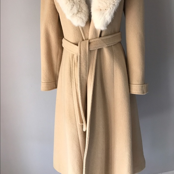 Portrait Long Camel Coat, Size Small Women’s - Picture 5 of 8
