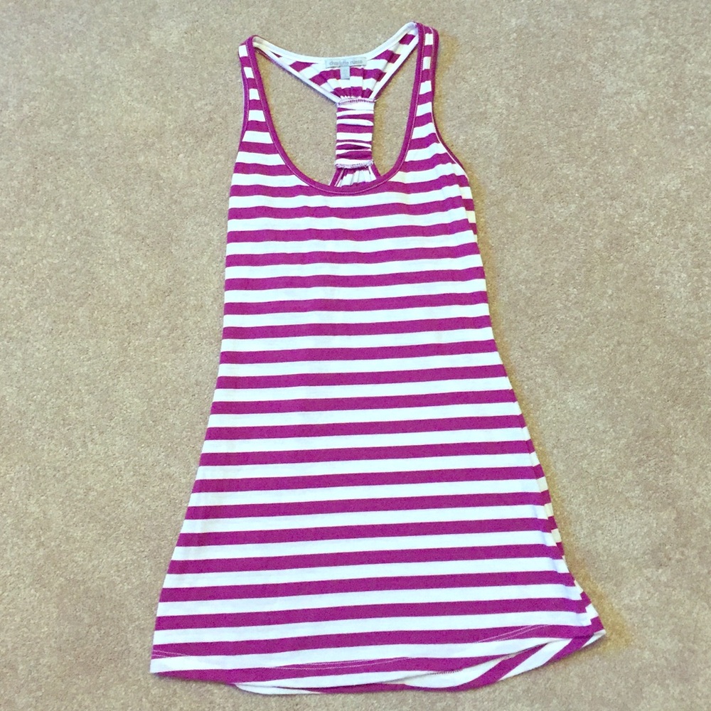 NWOT purple and white tank from Charlotte Russe