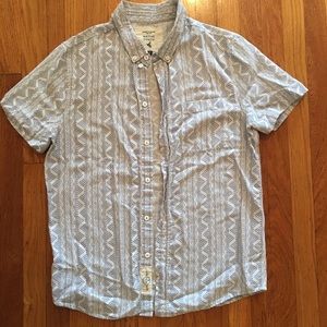 Tribal print short sleeve shirt by Native Youth.