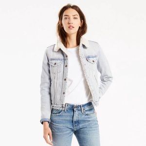 Levi's denim Sherpa jacket