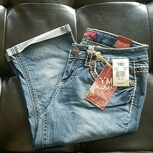 YMI jeans brand new with tags. Size 9 capri pants.