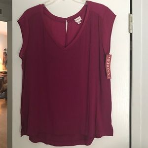 Magenta top