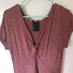 Dolan T-Shirt Dress, mauve color, size XL