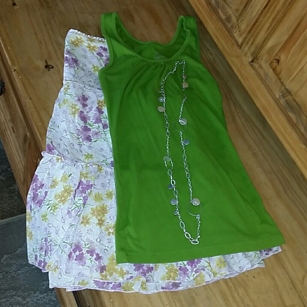 Flowy Floral Skirt