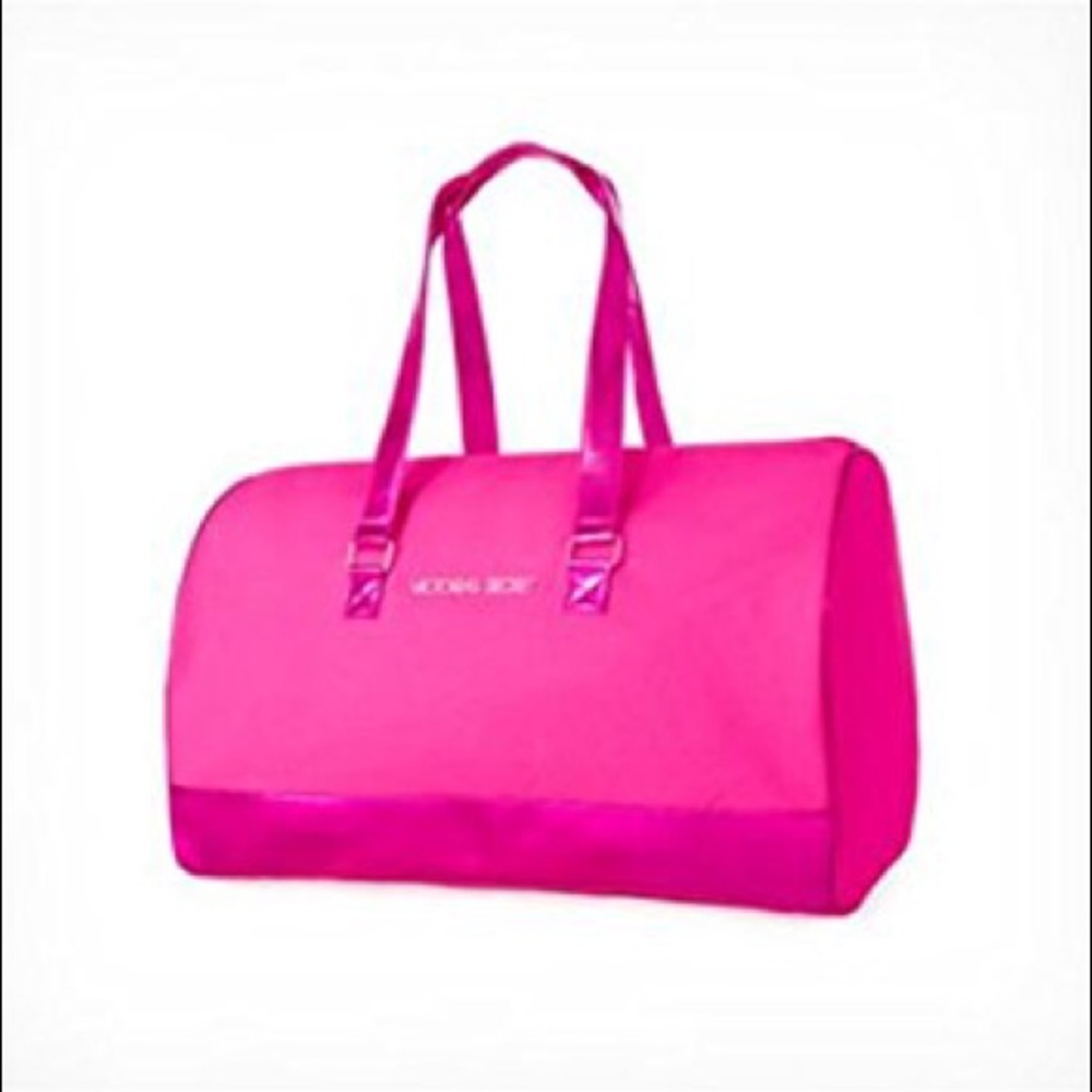 Victoria's Secret pink duffle bag