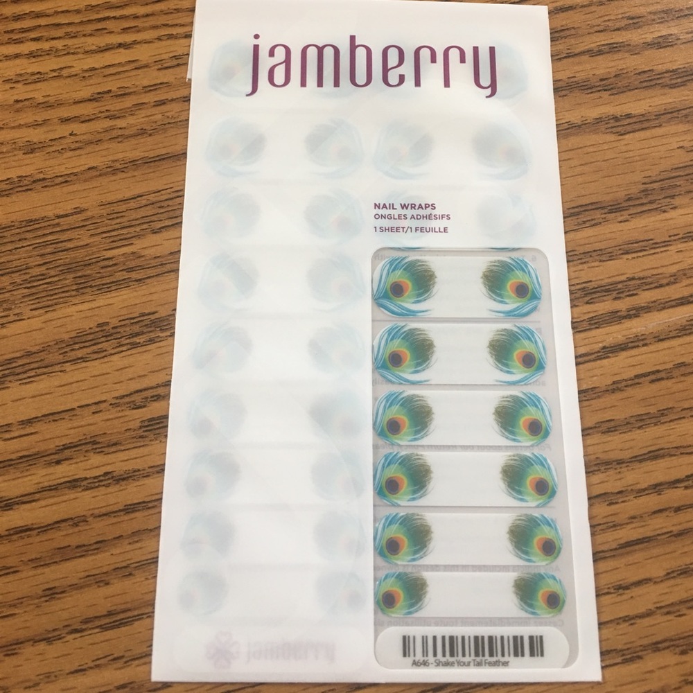 Jamberry Shake Your Tail Feather nail wraps