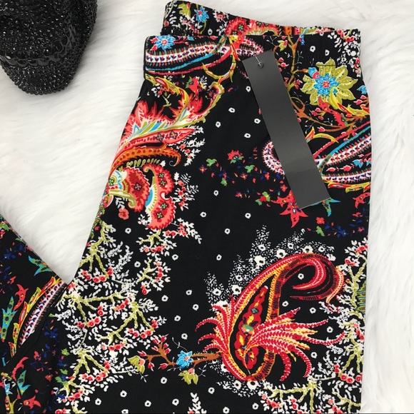 NOW IN PLUS ! Bright Paisley butter soft leggings - Picture 4 of 8