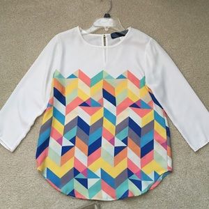 Geometric Blouse