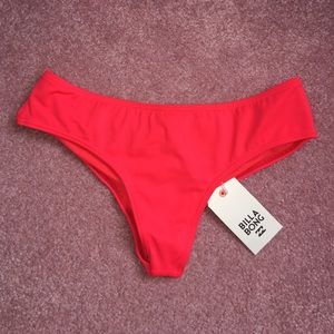 Billabong red bikini bottom