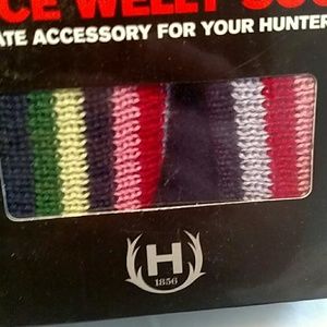 Hunter stripe welly sock new in box fits 5-7 Women