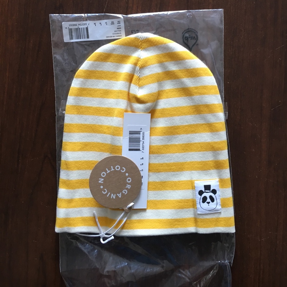 New mini rodini beanie / yellow