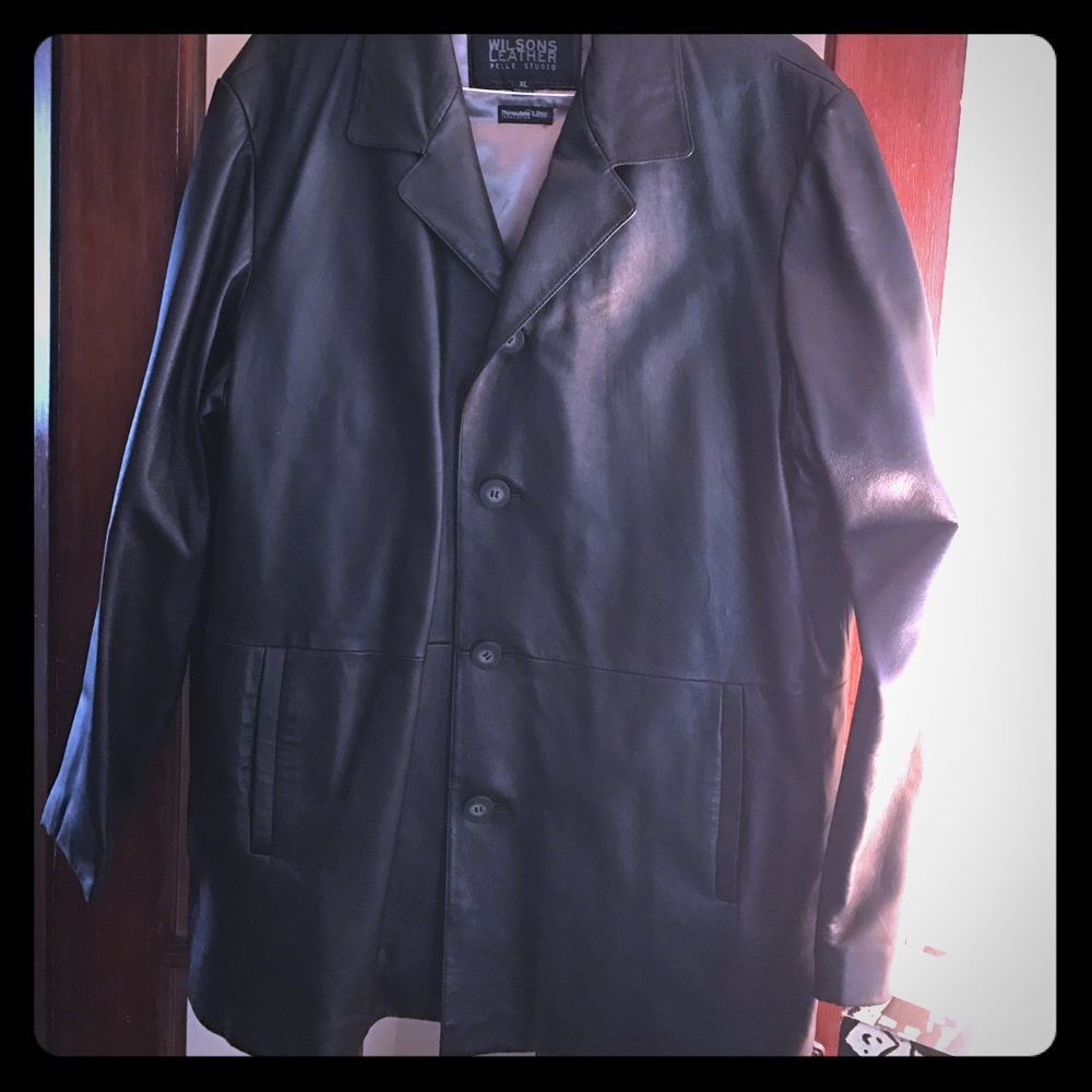 Wilsons Brown Leather Coat