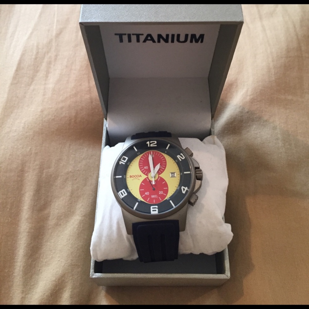 Men's Boccia Titanium Watch