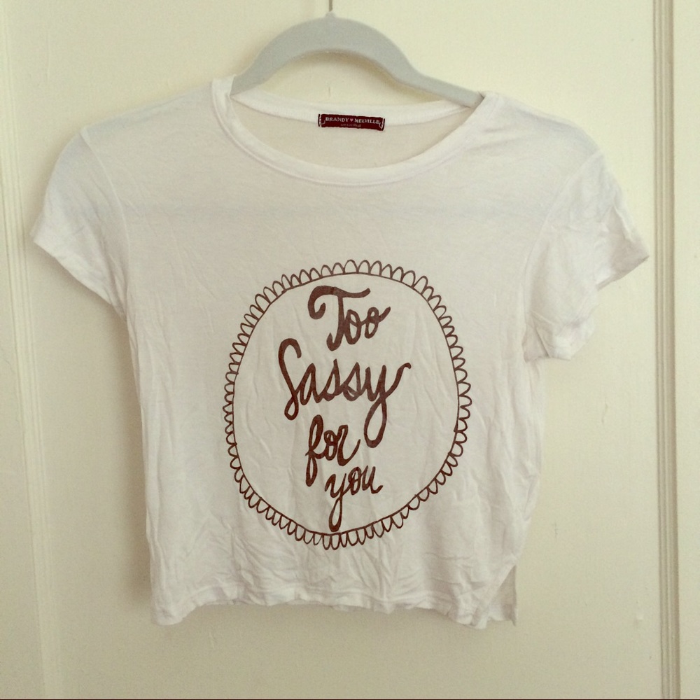 Brandy Melville crop top