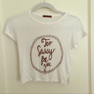 Brandy Melville crop top