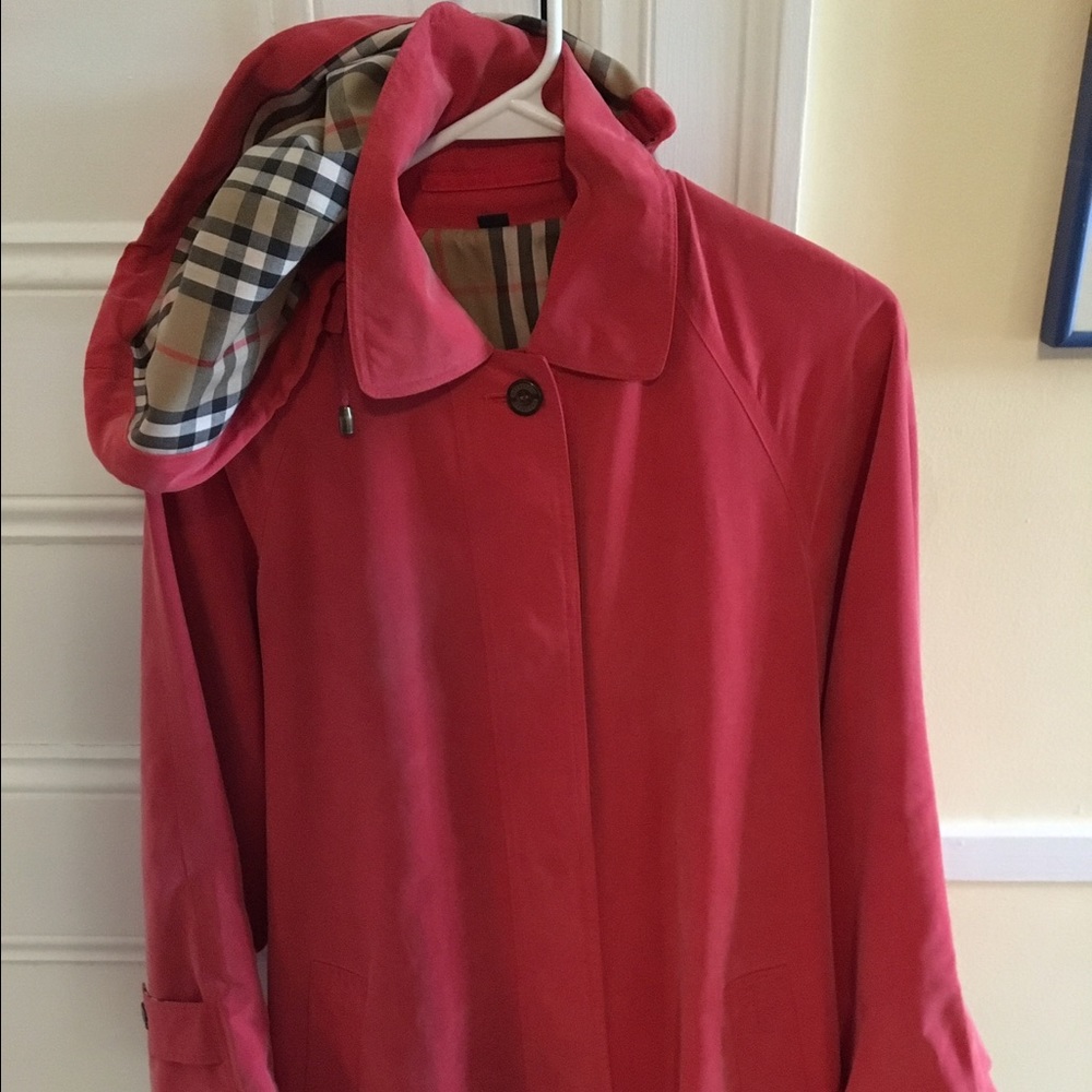 Burnt sienna colored Burberry of London Jacket; XS