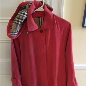 Burnt sienna colored Burberry of London Jacket; XS