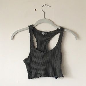 Racer-Back Crop Top