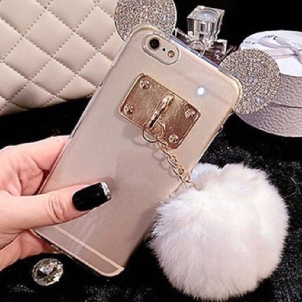🎀NWT last one iPhone6plus MM ear & furball case