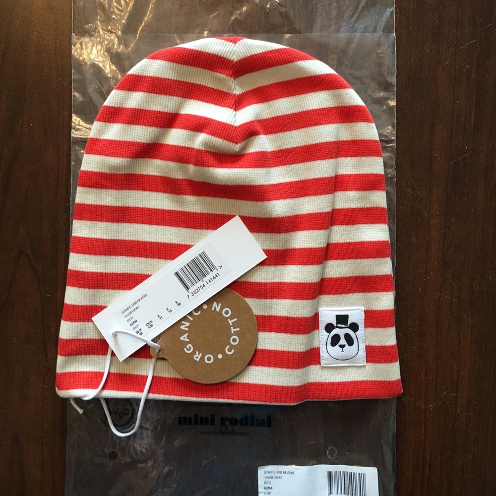 New Mini rodini beanie / red