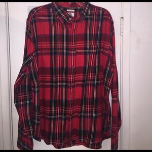 Men's plaid lightweight flannel