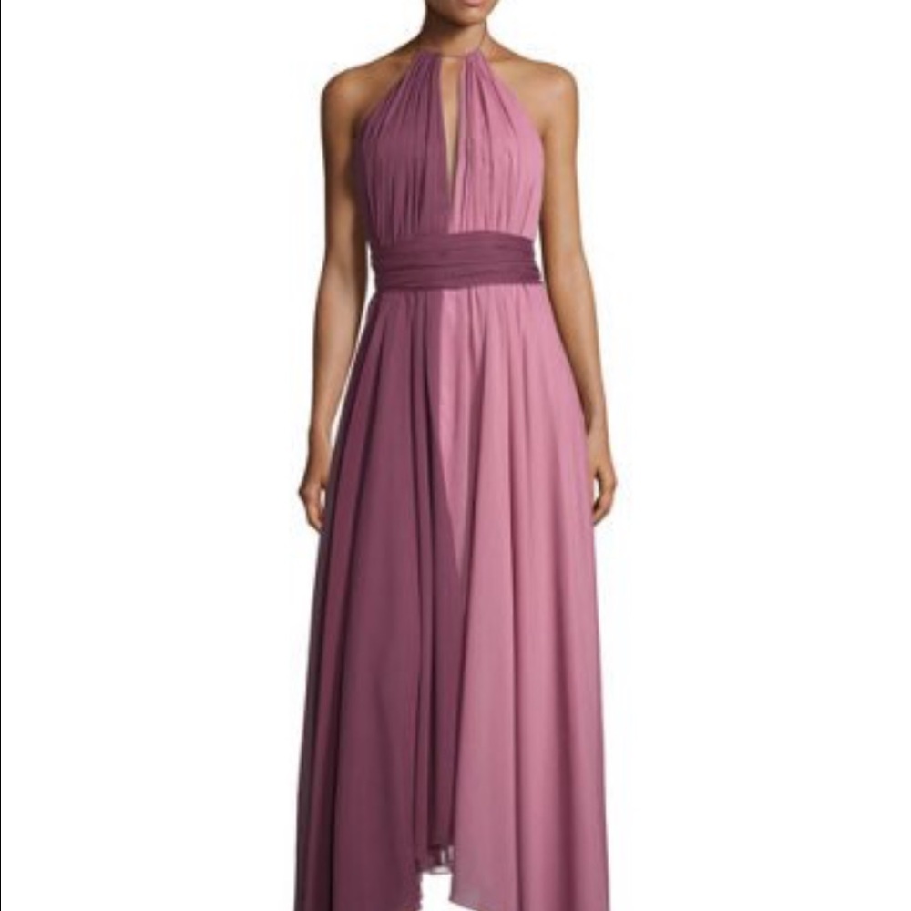 Jill Jill Stuart High-Low Halter Gown