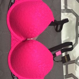 Pink bra