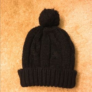 Winter black beanie