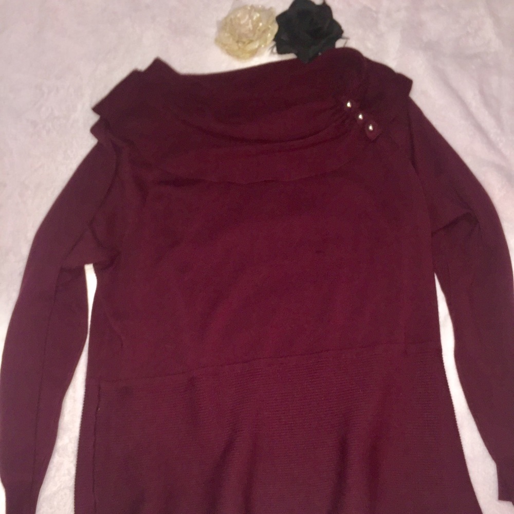 Burgundy Sweater