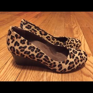 Leopard Print Wedges