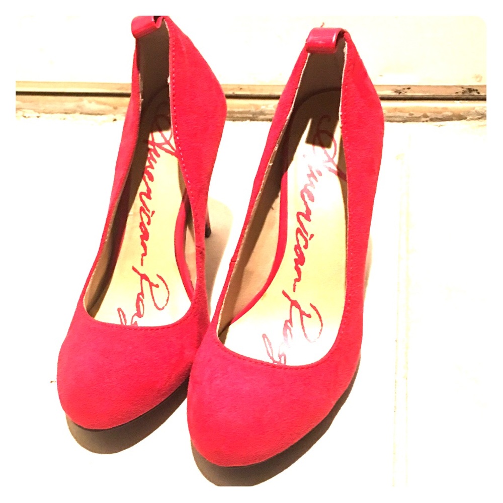 Red American Rag Heels