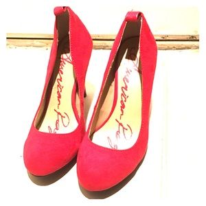 Red American Rag Heels