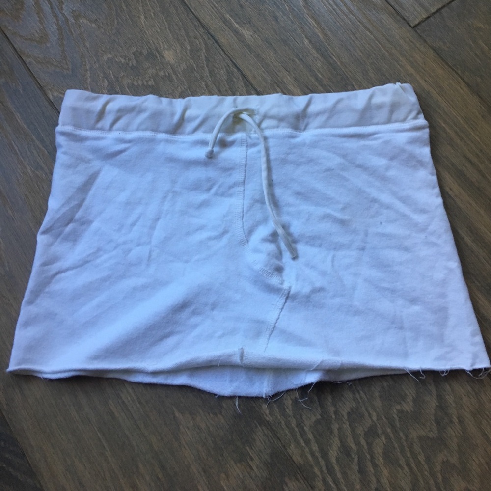 White cotton skirt