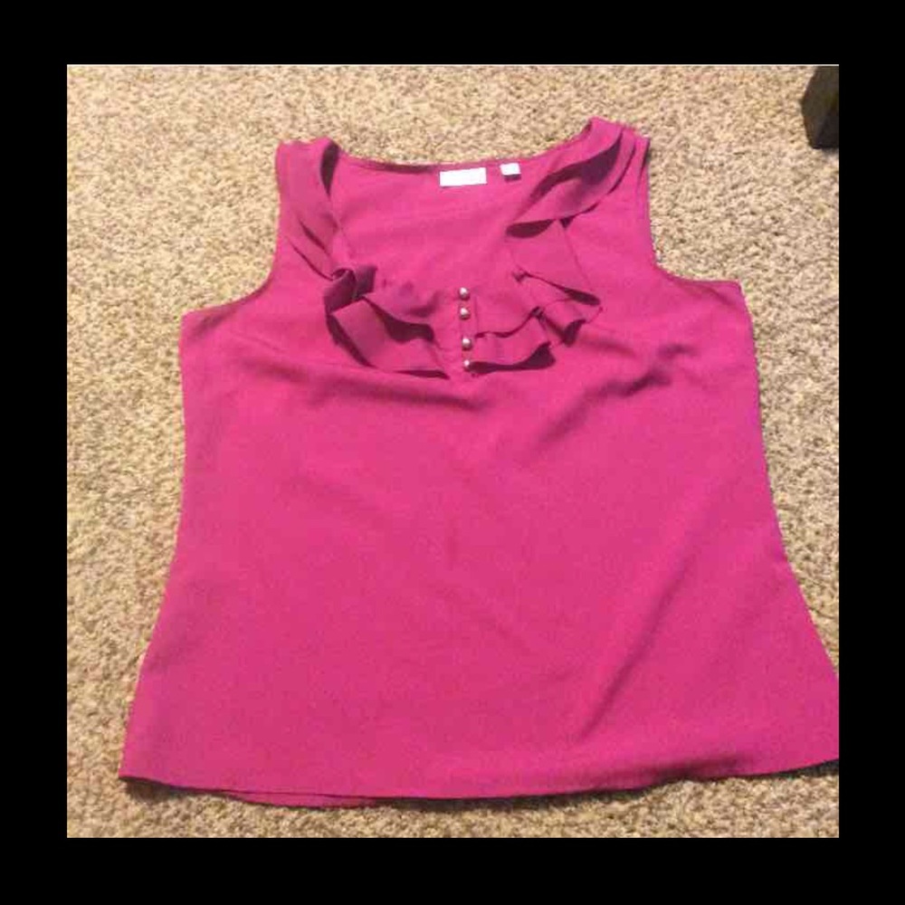 Maroon New York & Co tank