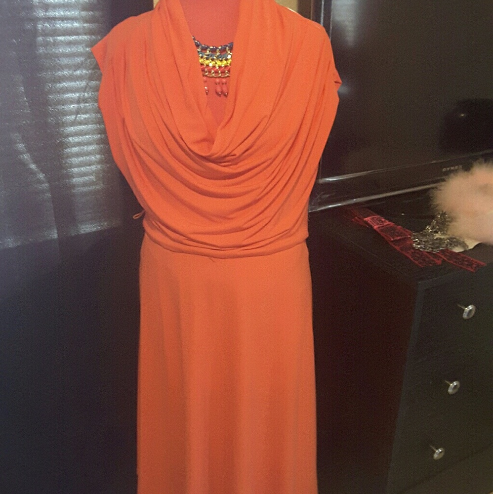 Draped dress